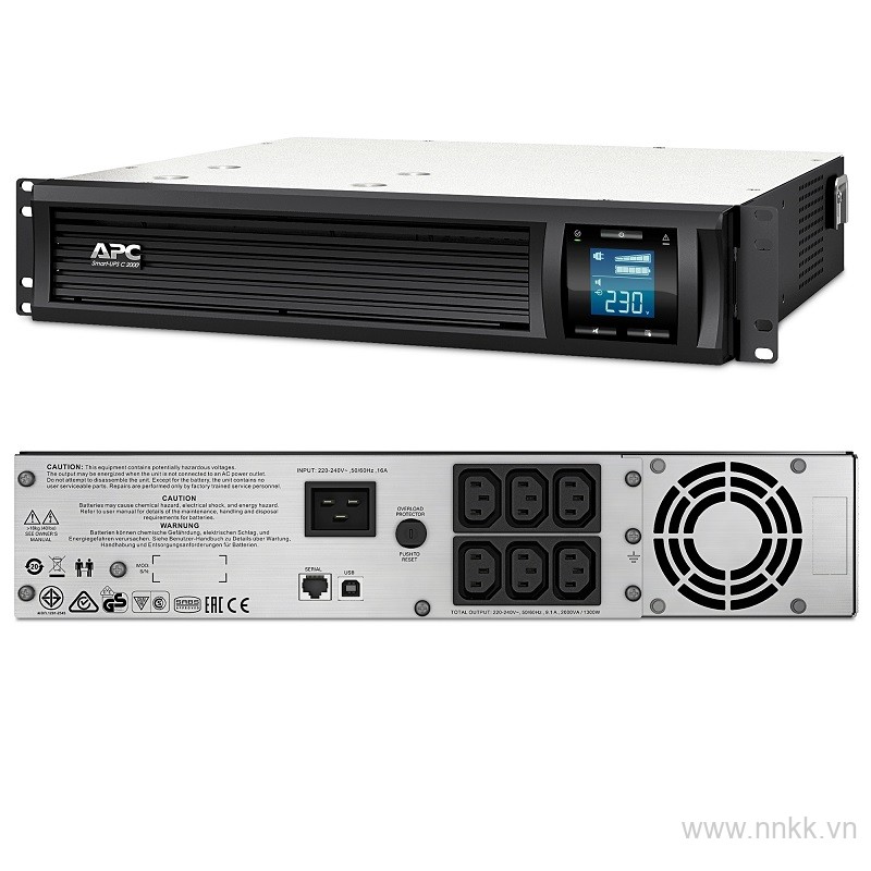 Bộ lưu điện APC SMC2000I-2U Smart-UPS C 2000VA 2U Rack