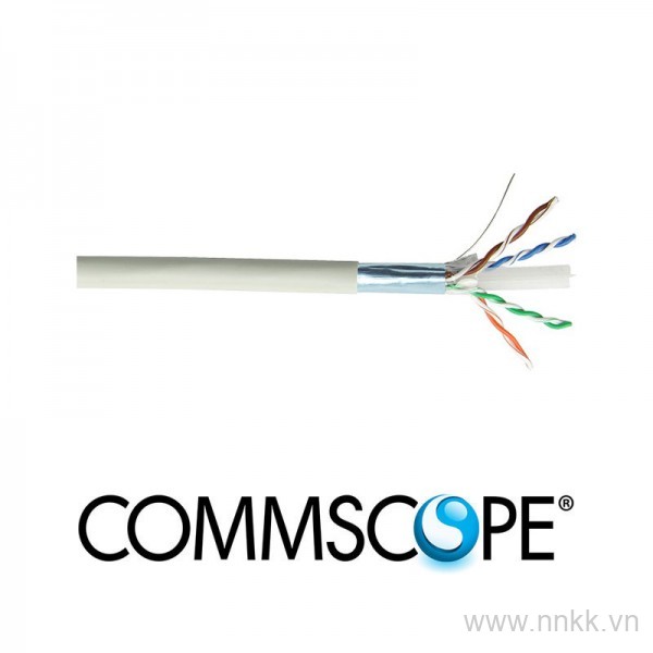 Cáp mạng AMP Cable cat6A 4FTP, 23WG, LSZH, White , 305m,Rel