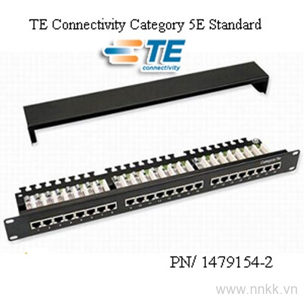 AMP 24 Ports SL Jack Patch Panel, Cat5e (Unload with Jack bag)