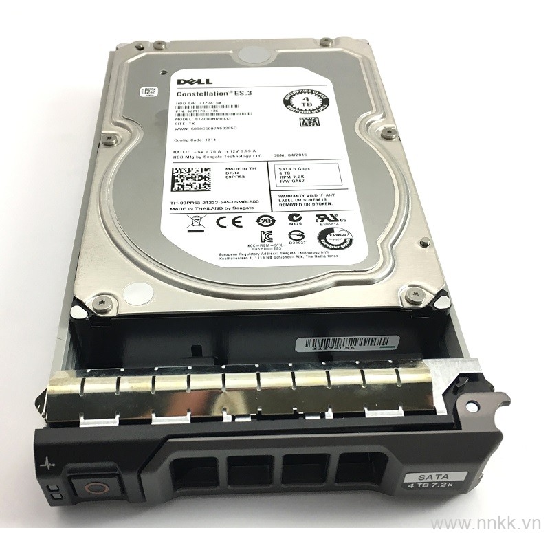 Ổ cứng Dell 4TB 7.2K RPM SATA 6Gbps 3.5in Cabled Hard Drive  