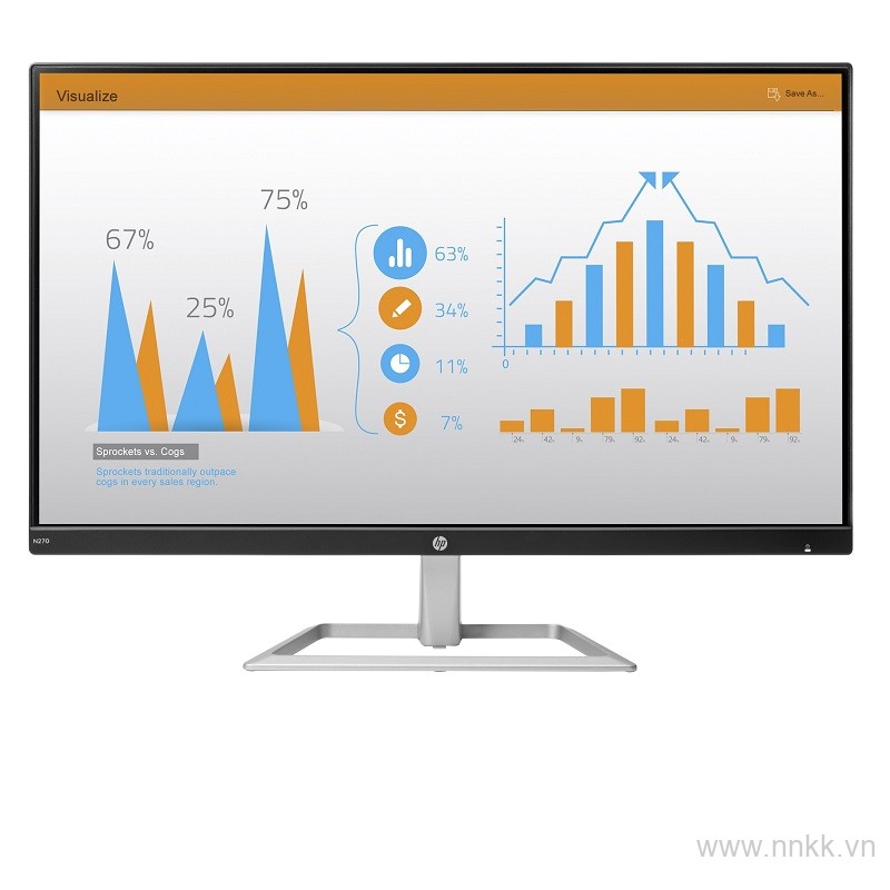 Màn hình máy tính HP N270 27-inch Monitor-Y6P11AA