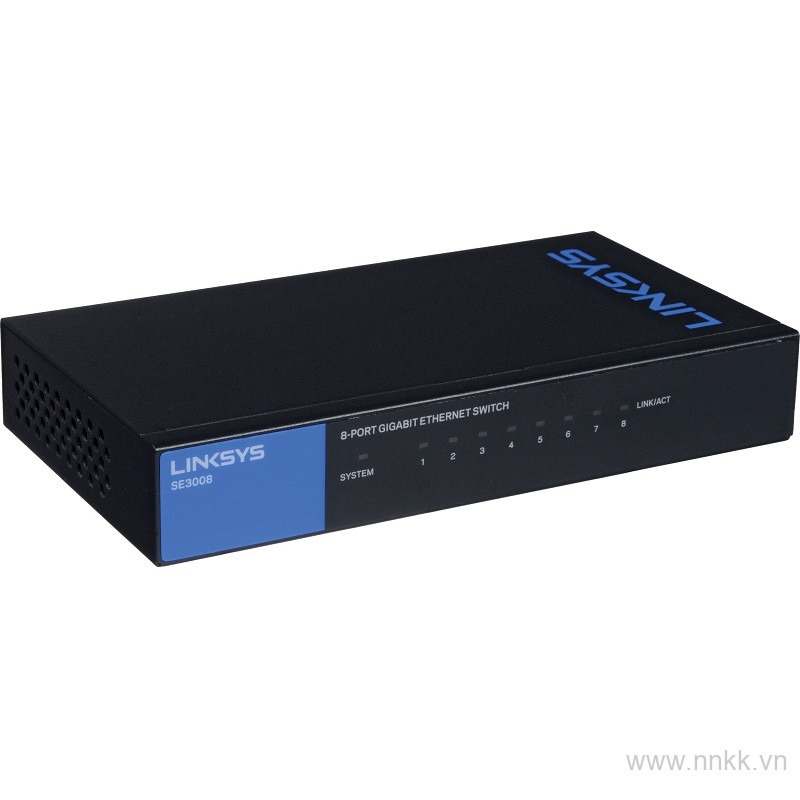 Switch Linksys LGS108P 8 cổng Gigabit ( 4 Cổng PoE )