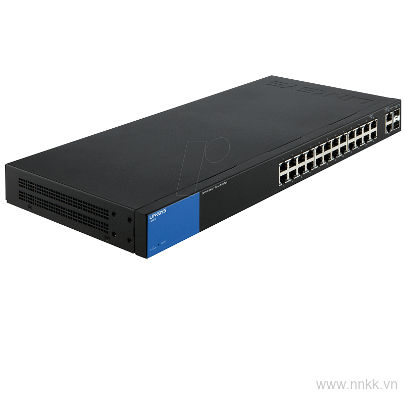 Switch 26 cổng Linksys LGS326 Smart Gigabit + 2 SFP combo