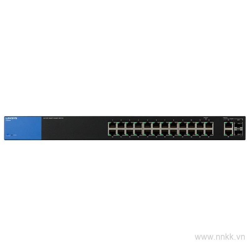 Switch 26 cổng Linksys LGS326 Smart Gigabit + 2 SFP combo