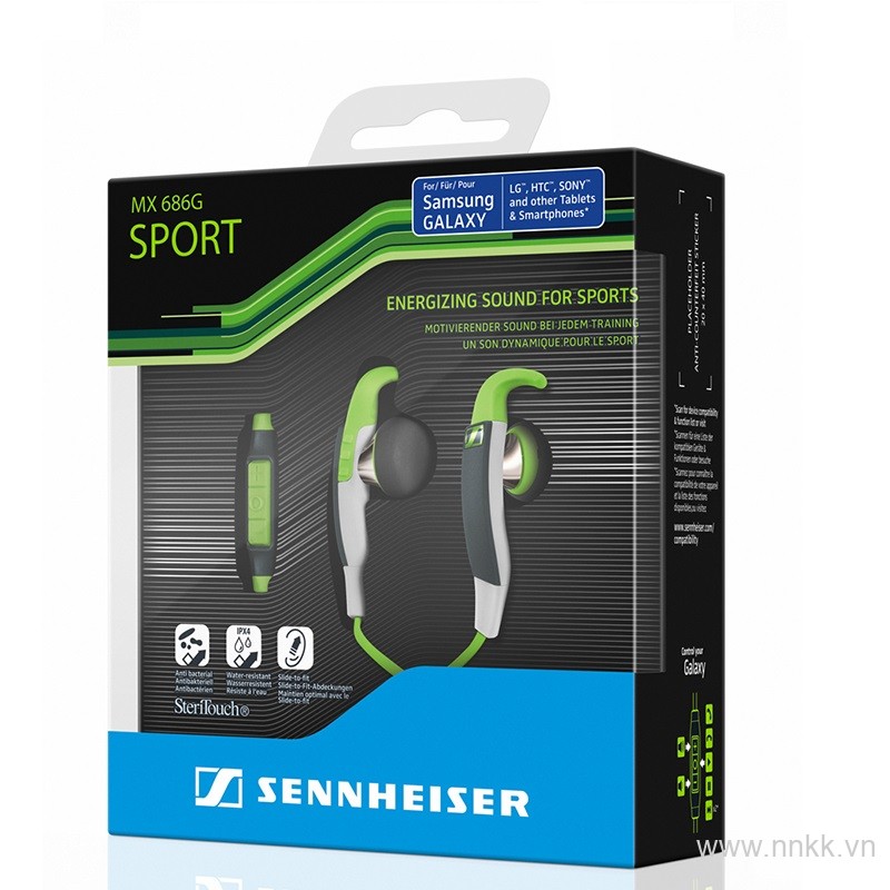 Tai nghe nhét tai Sennheiser MX 686G SPORTS