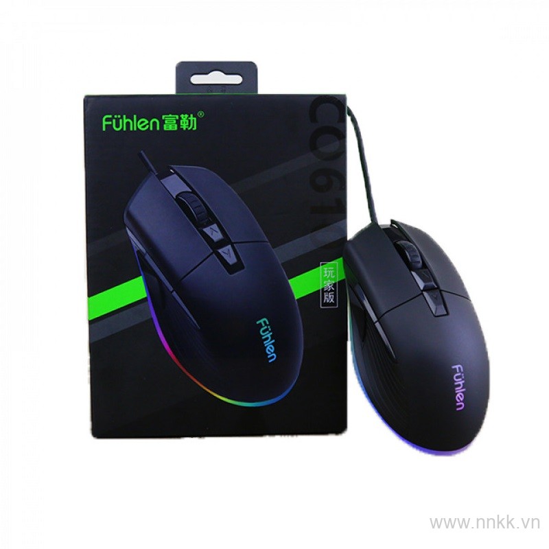 Chuột chơi game Fuhlen CO610 độ phân giải 7200 DPI