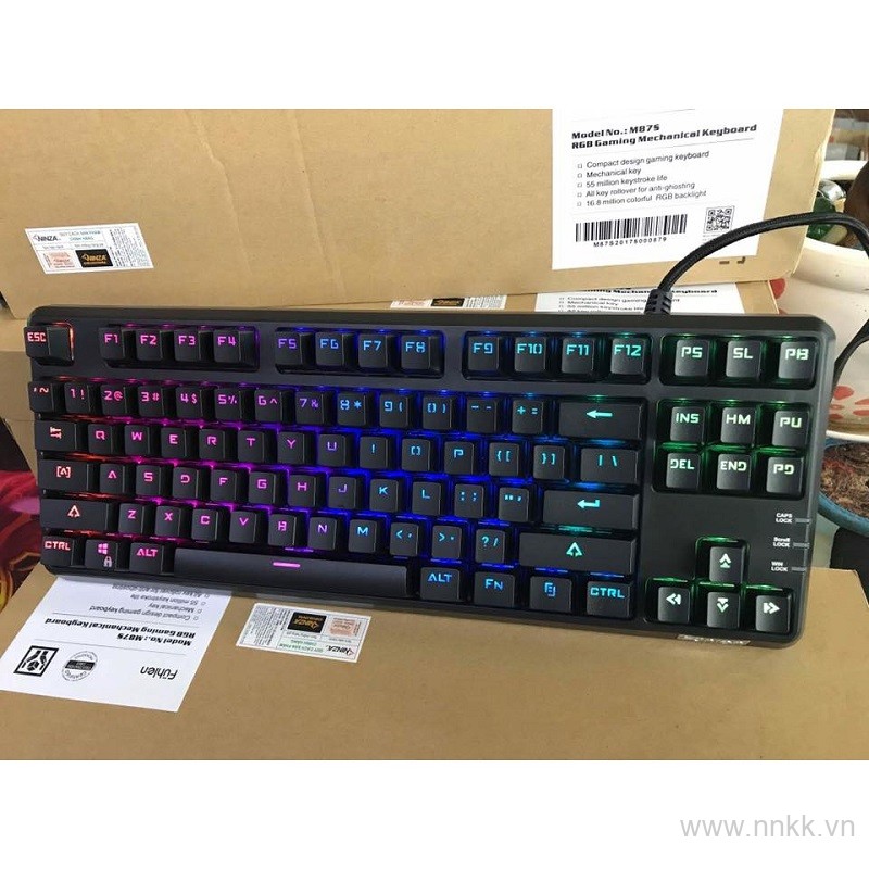 Bàn phím cơ Fuhlen M87s RGB