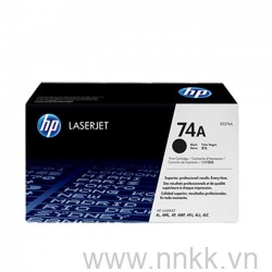 Mực in HP 74A Black Toner Cartridge for Laserjet 4L/4ML/4P/4MP - 92274A