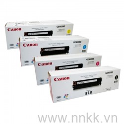 Catridge 318BK/C/M/Y Mực in Laser màu Canon LBP7200cd, 7200cdn, 7680CX