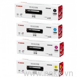 Catridge 316BK/C/M/Y Mực in Laser màu Canon LBP - 5050 / 5050N
