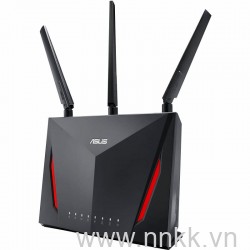 Router Wifi Asus RT-AC86U (Gaming Router) AC2900 MU-MIMO hỗ trợ AiMesh, bảo vệ mạng AiProtection