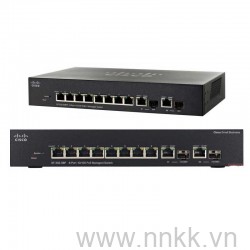 Thiết bị chuyển mạch SF302-08PP 08Port 10/100 PoE+ Managed Switch