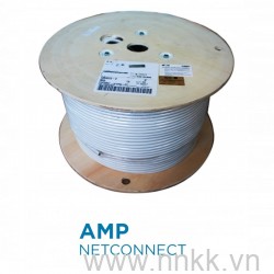 Cáp mạng AMP Cable cat6A 4FTP, 23WG, LSZH, White , 305m,Rel