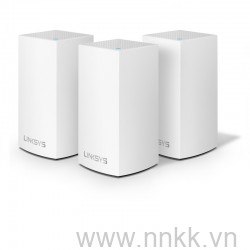 Linksys Velop Intelligent Mesh WiFi System, Dual-Band, 3-Pack (AC3900)