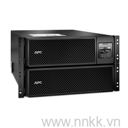 Bộ lưu điện APC SRT10KRMXLI, APC Smart-UPS On-Line, 10kVA/10kW, Tower, 230V/400V, 6x C13+4x C19 IEC outlets, Network Card, Extended runtime, W/ rail kit