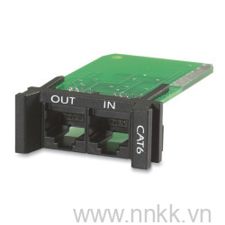 Mô đun bảo vệ xung sét APC PNETR6, REPLACEABLE, RACKMOUNT, 1U, CAT 6 NETWORK SURGE PROTECTION MODULE