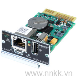 Cạc mạng APC AP9544, Network Management Card for Easy UPS, 1-Phase