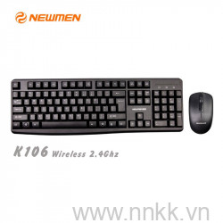 Bộ bàn phím và chuột không dây Newmen K106