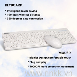 Bộ bàn phím và chuột không dây Newmen K929
