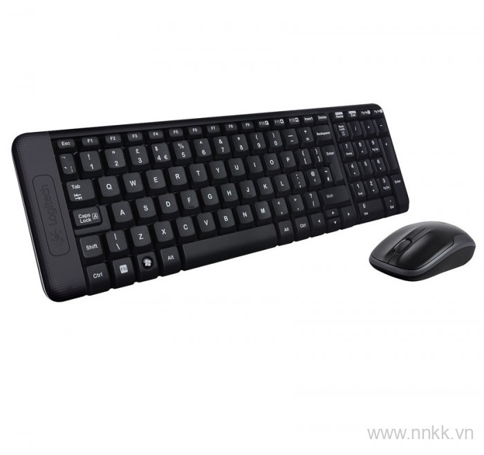 Bộ bàn phím và chuột không dây Logitech MK220