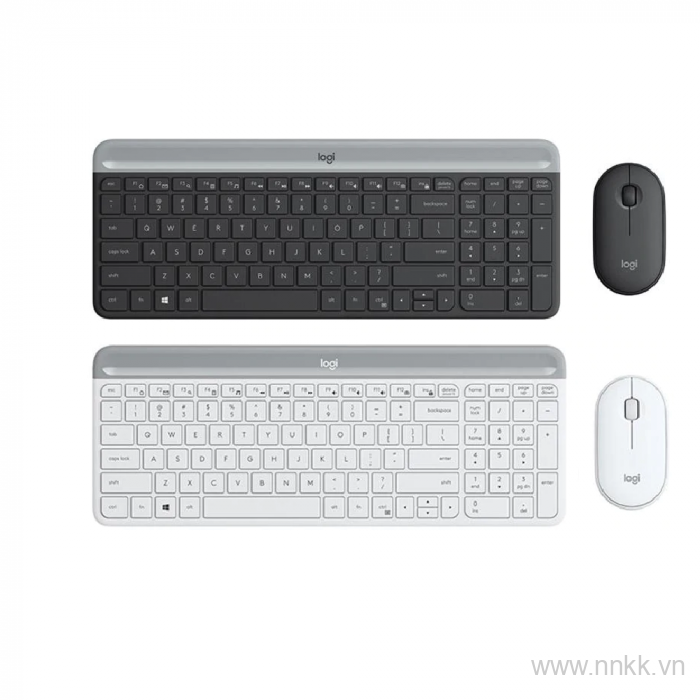 Bộ bàn phím và chuột không dây Logitech MK470