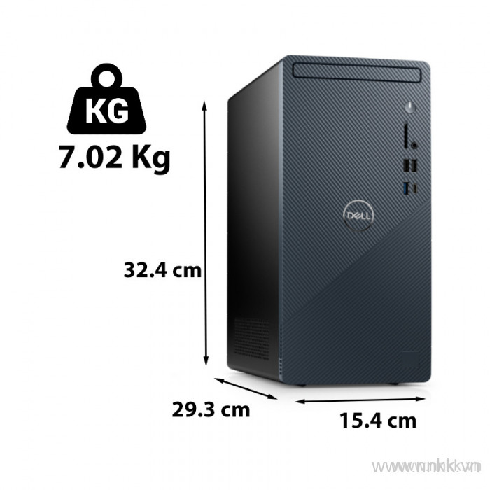 PC Dell Inspiron 3910 (i3-12100/8GB RAM/512GB SSD/WL+BT/K+M/Office/Win11)