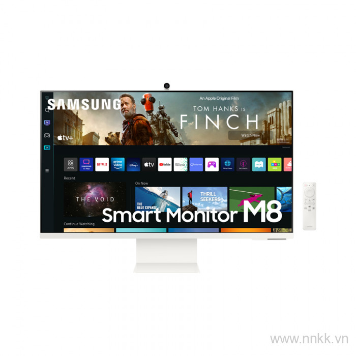 Màn hình thông minh Samsung LS32BM801UEXXV Workspace (31.5 inch/UHD/VA/60Hz/4ms/400 nits/mHDMI+USBC+Wifi+Bluetooth/Loa/Camera/Remote)