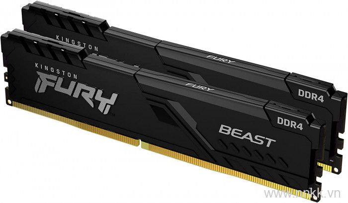 Kingston Fury 64GB 3200MT/s DDR4 CL16 DIMM (Kit of 2) Beast Black