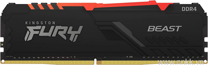Kingston Fury 16GB 3200MHz DDR4 CL16 DIMM 1Gx8 FURY Beast RGB