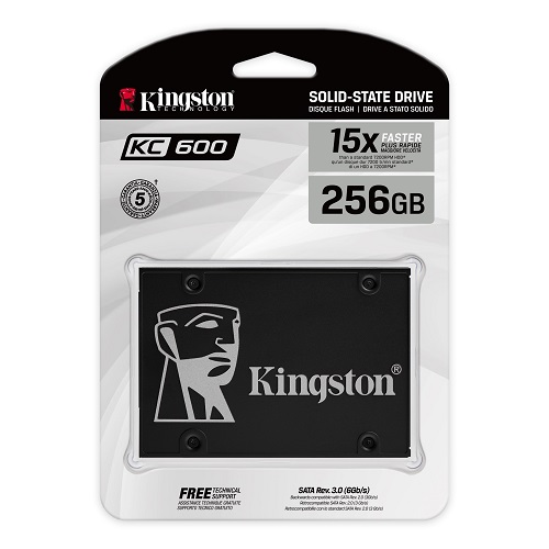 Ổ cứng ssd kingston KC600 - 265GB - 2.5 inch bảo hành 5 năm