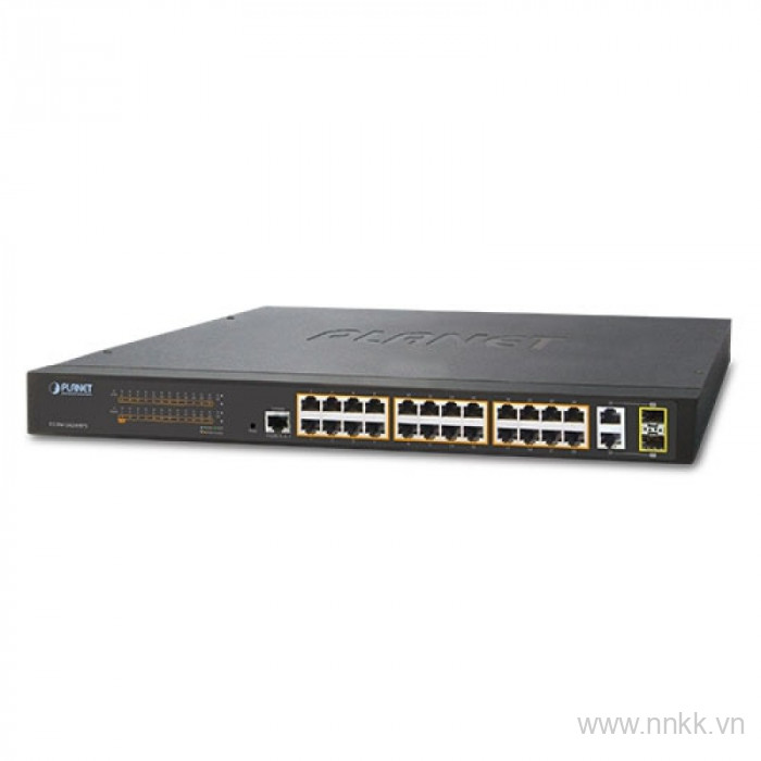 Managed Switch PoE PLANET 24 cổng - FGSW-2624HPS