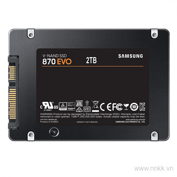 Ổ cứng SSD SamSung 870 EVO 2TB, 2.5 inch  SATA III - MZ-77E2T0BW