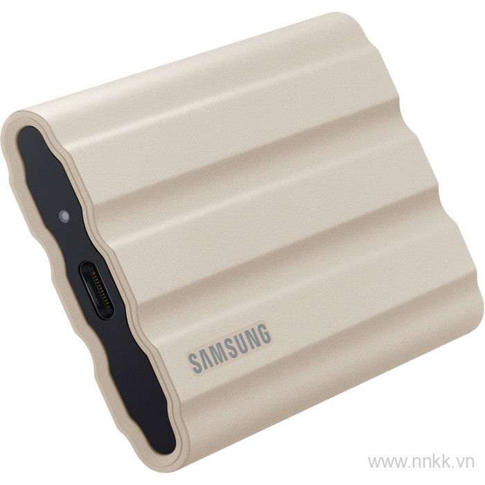 Ổ cứng di động SSD 2TB  SamSung T7 Shield , Màu xám Beige 