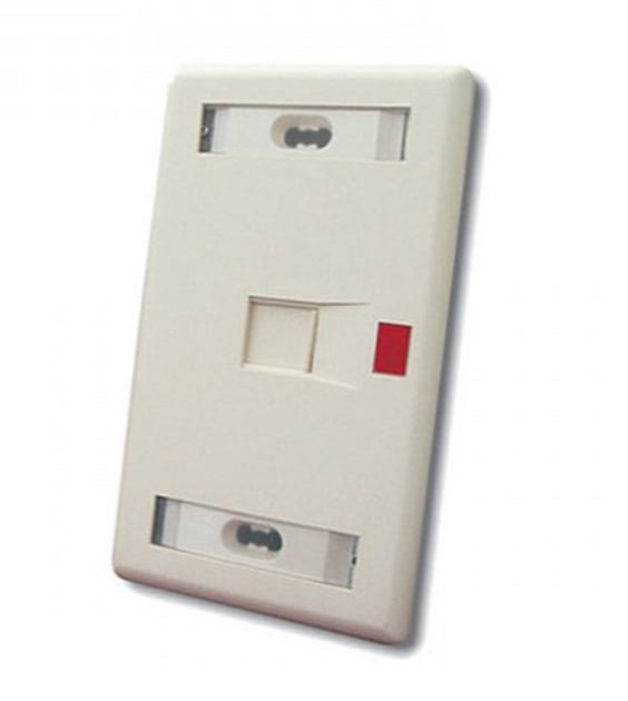 Mặt ổ cắm Chữ nhật, COMMSCOPE 1 cổng, SL110, nắp sập