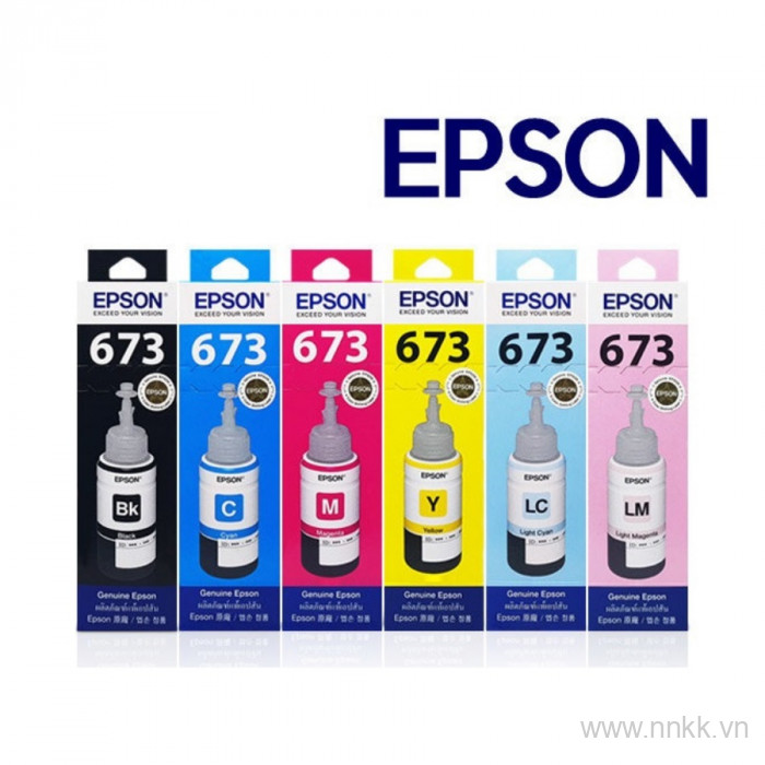 Mực máy in phun màu Epson L800,Epson L805,Epson L810,Epson L850, Epson L1800