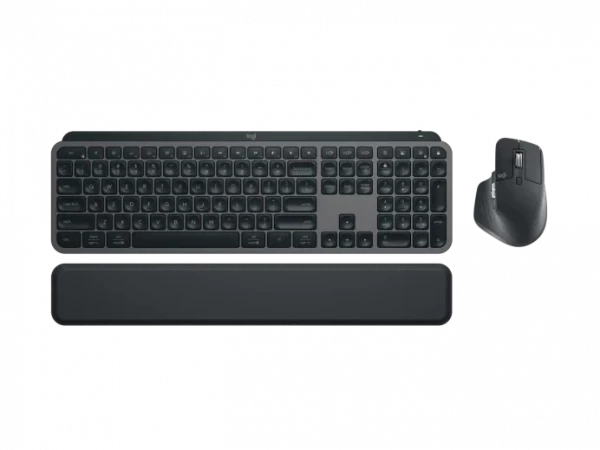 Bộ bàn phím + chuột không dây Logitech Bluetooth MX Keys S Combo, màu than chì (920-011605)