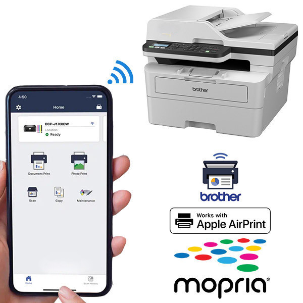 Máy in laser đa chức năng Brother MFC-B7810DW (Flatbed) In laser,  Photocopy, Scan màu, có Fax