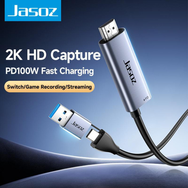 Thẻ ghi video 4K T-G190 / T-G193 PD 100W | In 4K/30Hz Out 1080p/60Hz | Capture Card vỏ nhôm cao cấp