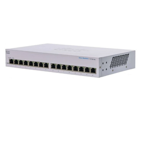Thiết bị chuyển mạch Cisco CBS110-16T-EU 16 Port Gigabit Desktop Chính hãng