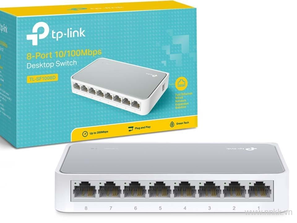 Switch TP-Link TL-SF1008D 8-Port 10/100Mbps Desktop Switch