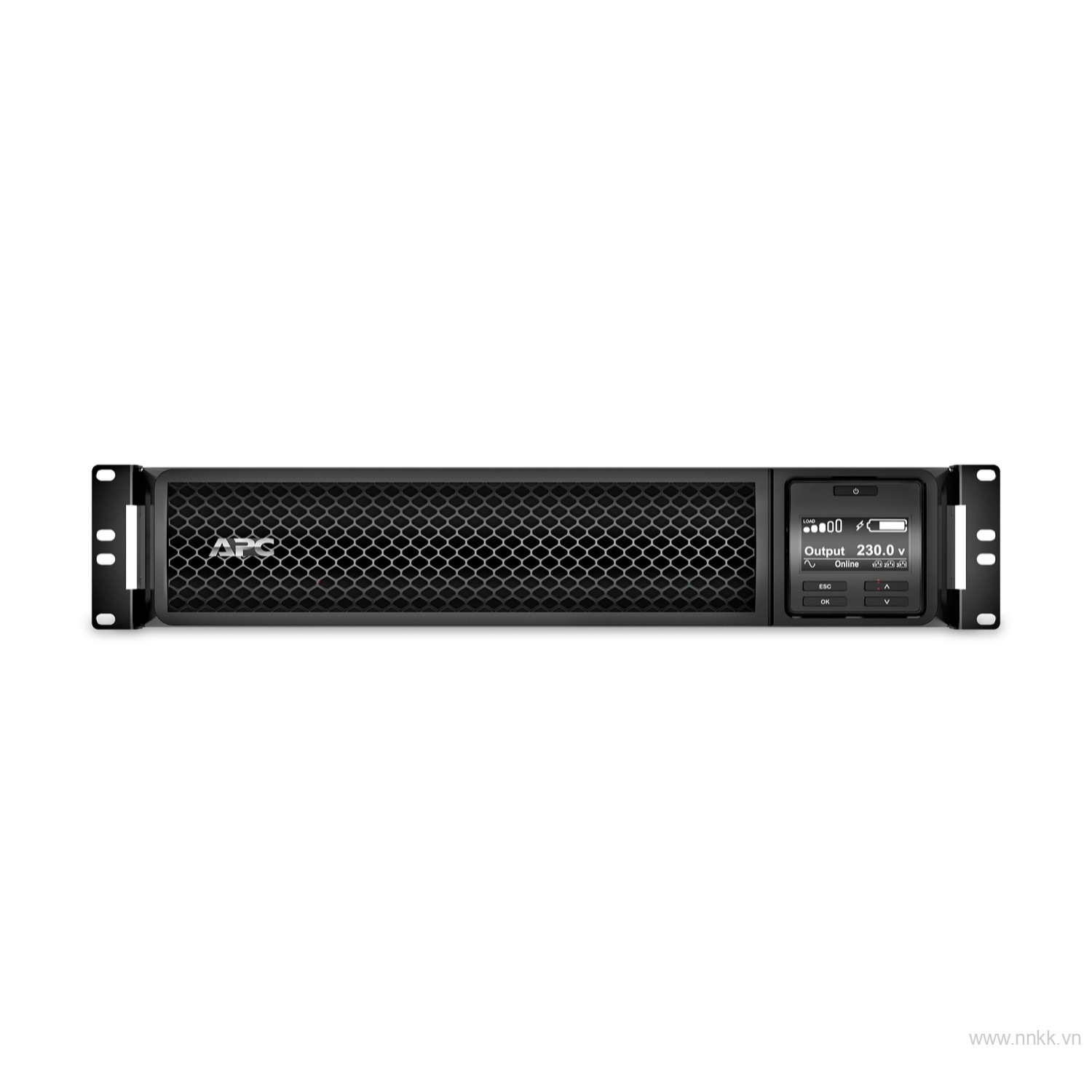 Bộ lưu điện APC SRT2200RMXLI, APC Smart-UPS On-Line, 2200VA, Rackmount 2U, 230V, 8x C13+2x C19 IEC outlets, SmartSlot, Extended runtime, W/ rail kit