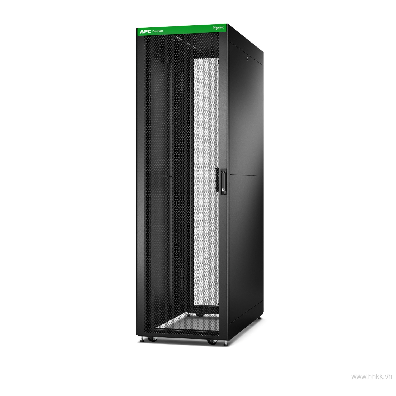 Tủ rack APC ER6212, Easy Rack 600mm/42U/1100mm with Roof, Side panel,castors,feet and 4 Brackets, No Bottom, black