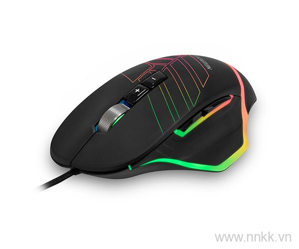 Chuột có dây game Newmen GX7-Pro Cyberpunk - 6200DPI , RGB-  Chiến hạm không gian