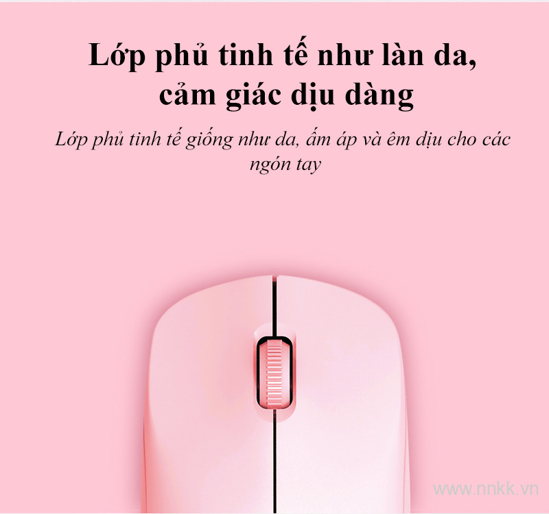 Chuột không dây Newmen F007 siêu nhẹ, hoạt động trên mọi bề mặt ko cần Pad