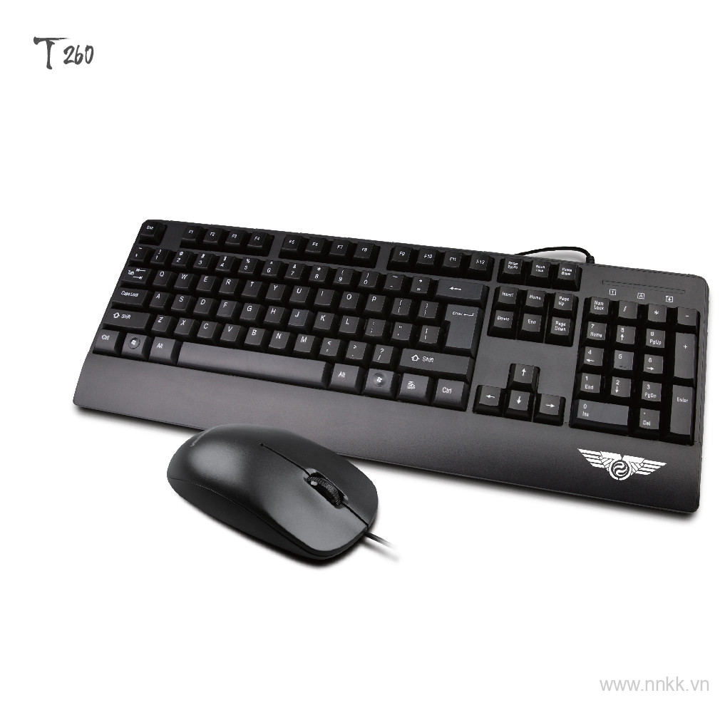 Bộ bàn phím và chuột có dây Newmen T260+
