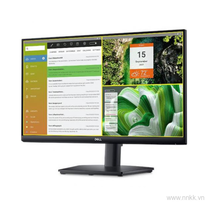 Màn hình Dell Monitor E2222HS 21.45' Wide LED, Full HD 1920 x 1080, 1 x VGA, 1 x DisplayPort 1.2, 1 x HDMI 1.4  , có loa 