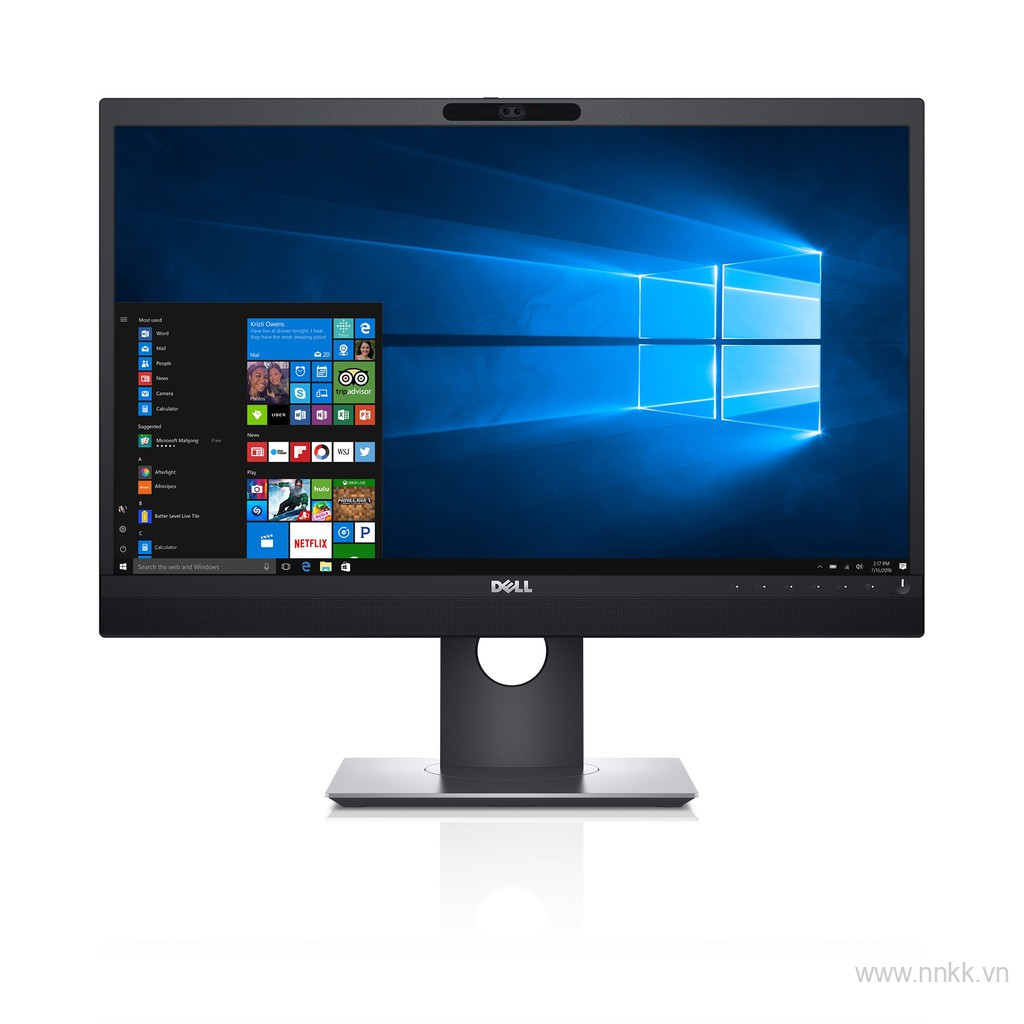 Màn hình Dell P2418Hzm-23.8' widescreen,  Full HD 1920 x 1080, camera  2MP Full HD, 1HDMI, 1VGA, 1DP port, 1 x USB 3.0 port