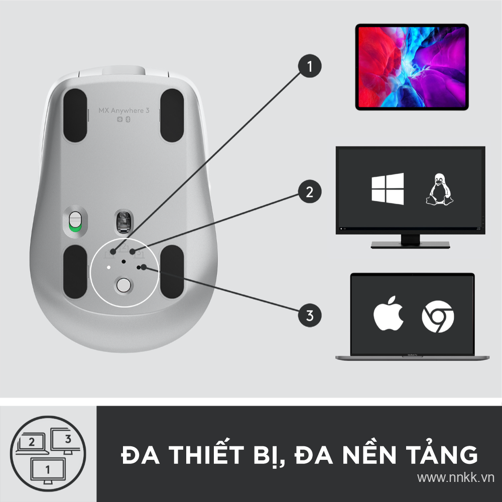 Chuột không dây Logitech MX Anywhere 3