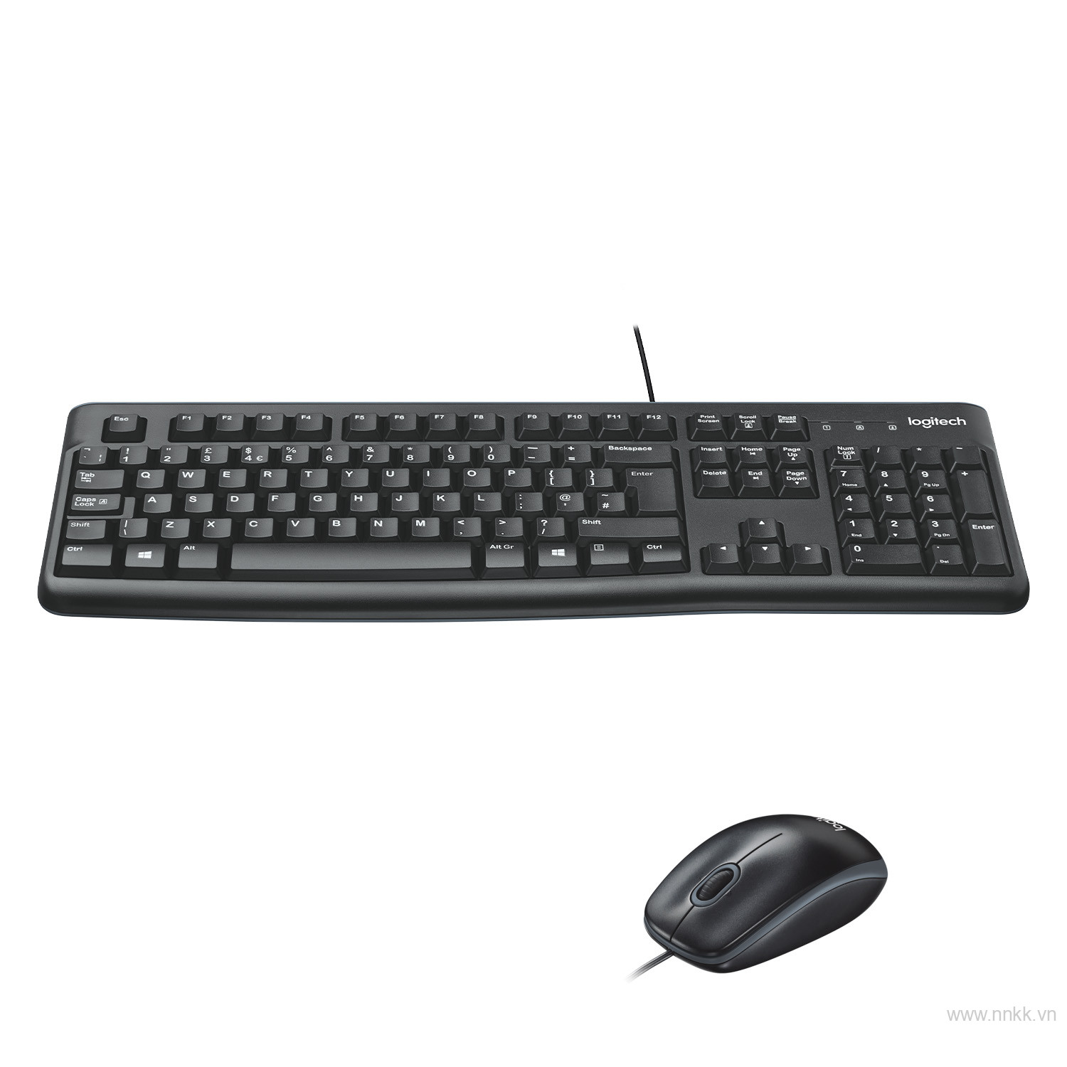 Bộ bàn phím+ chuột máy tính Logitech MK120 cổng usb