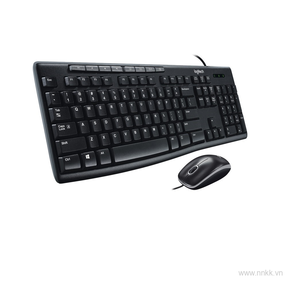 Bộ bàn phím+ chuột máy tính Logitech MK200 cổng usb